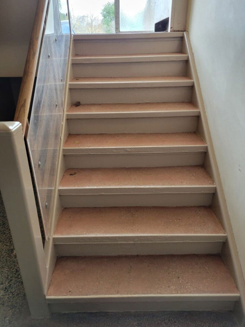 Replaced with New Steel Stairs Inserts