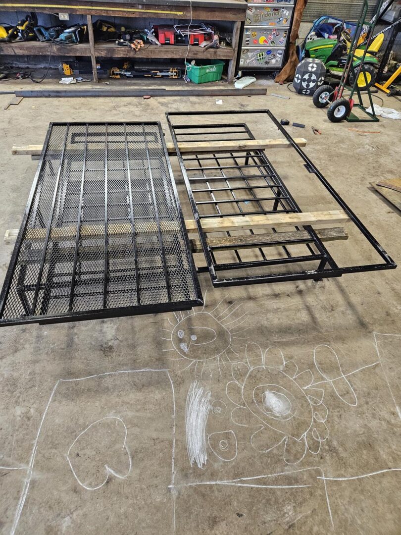 Completed Metal Steel Bars Ready for Install