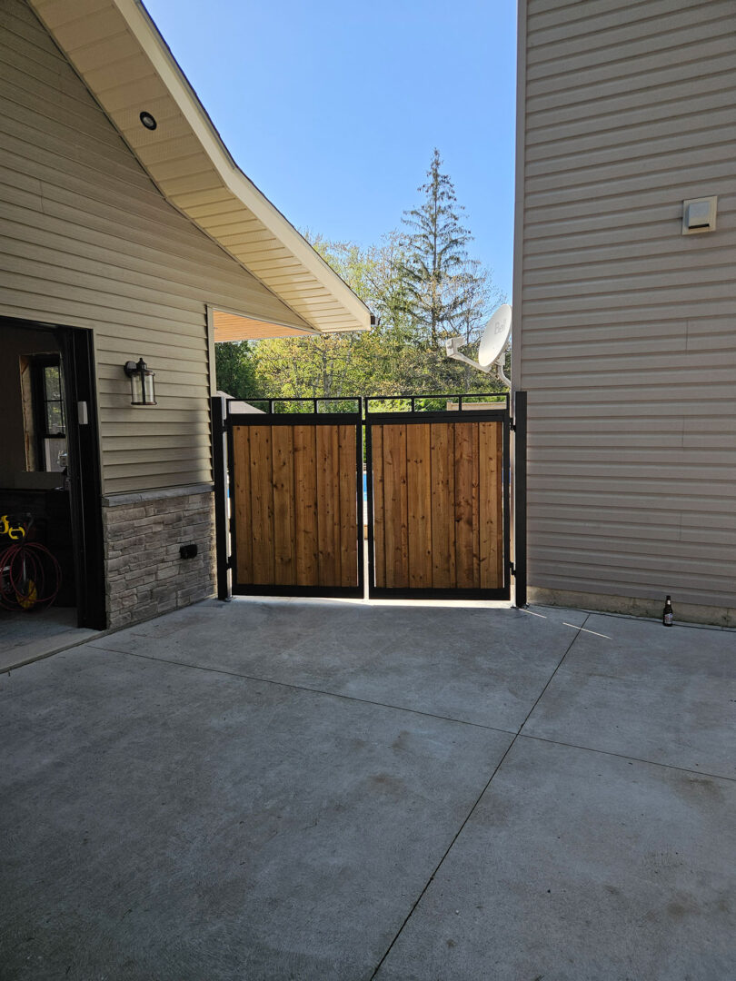 Custom Metal Gate Welded & Installed. 